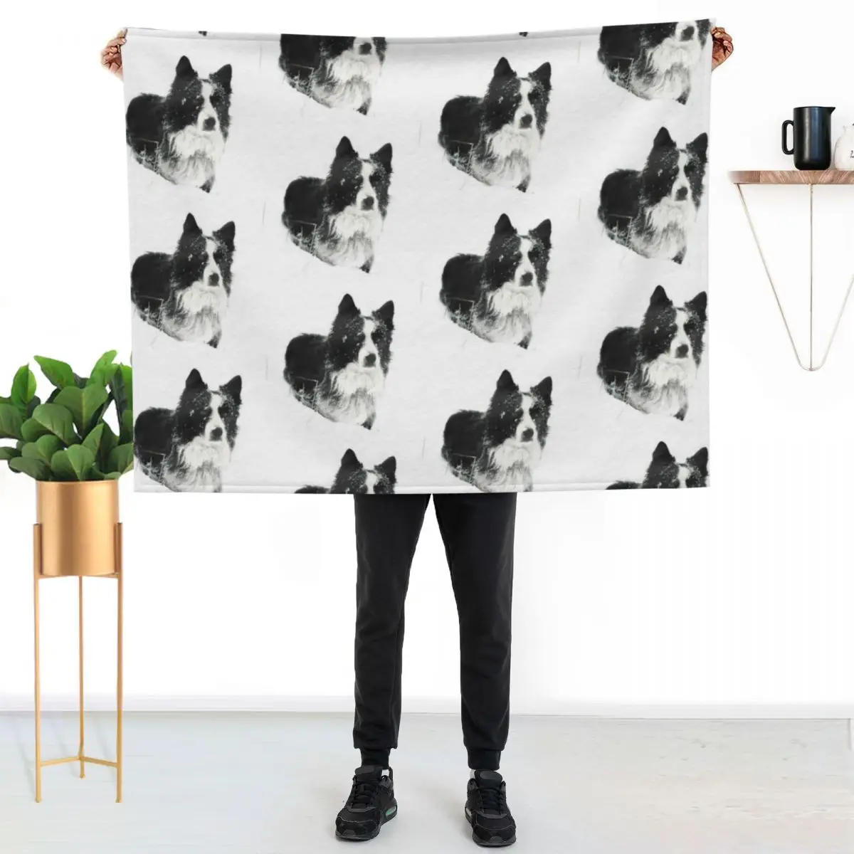 Working Winter Collie Throw Blanket Ultra Plush Cozy Blanket for Napping Sleeping
Working Winter Collie Throw Blanket Ultra Plush Cozy Blanket for Napping Sleeping