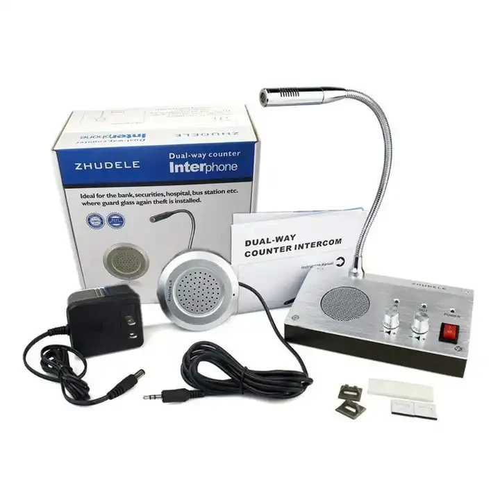 High-power Noise-Free Two 2 Way Audio Intercom System Bank Hospital Counter Window Intercom 9908
High-power Noise-Free Two 2 Way Audio Intercom System Bank Hospital Counter Window Intercom 9908