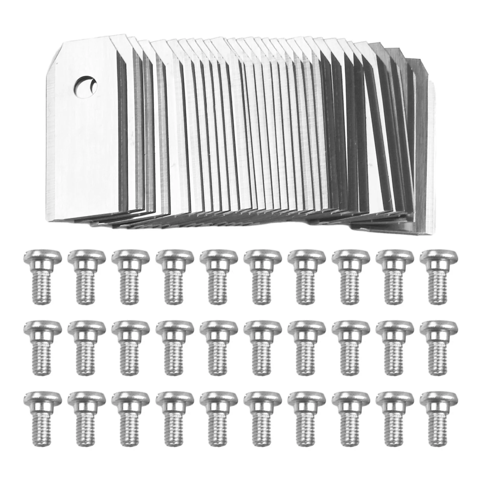 Replacement Lawn Mower Blade Stainless Steel Grass Trimmer Blades 43mm Length Robotic Lawnmower Garden Power Tool Accessories
Replacement Lawn Mower Blade Stainless Steel Grass Trimmer Blades 43mm Length Robotic Lawnmower Garden Power Tool Accessories