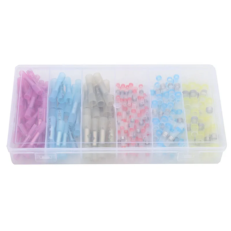 150PCS boxed aluminum wire tube cold pressed terminal with solder ring, pressure free connection, heat shrinkable intermediate p
150PCS boxed aluminum wire tube cold pressed terminal with solder ring, pressure free connection, heat shrinkable intermediate p
