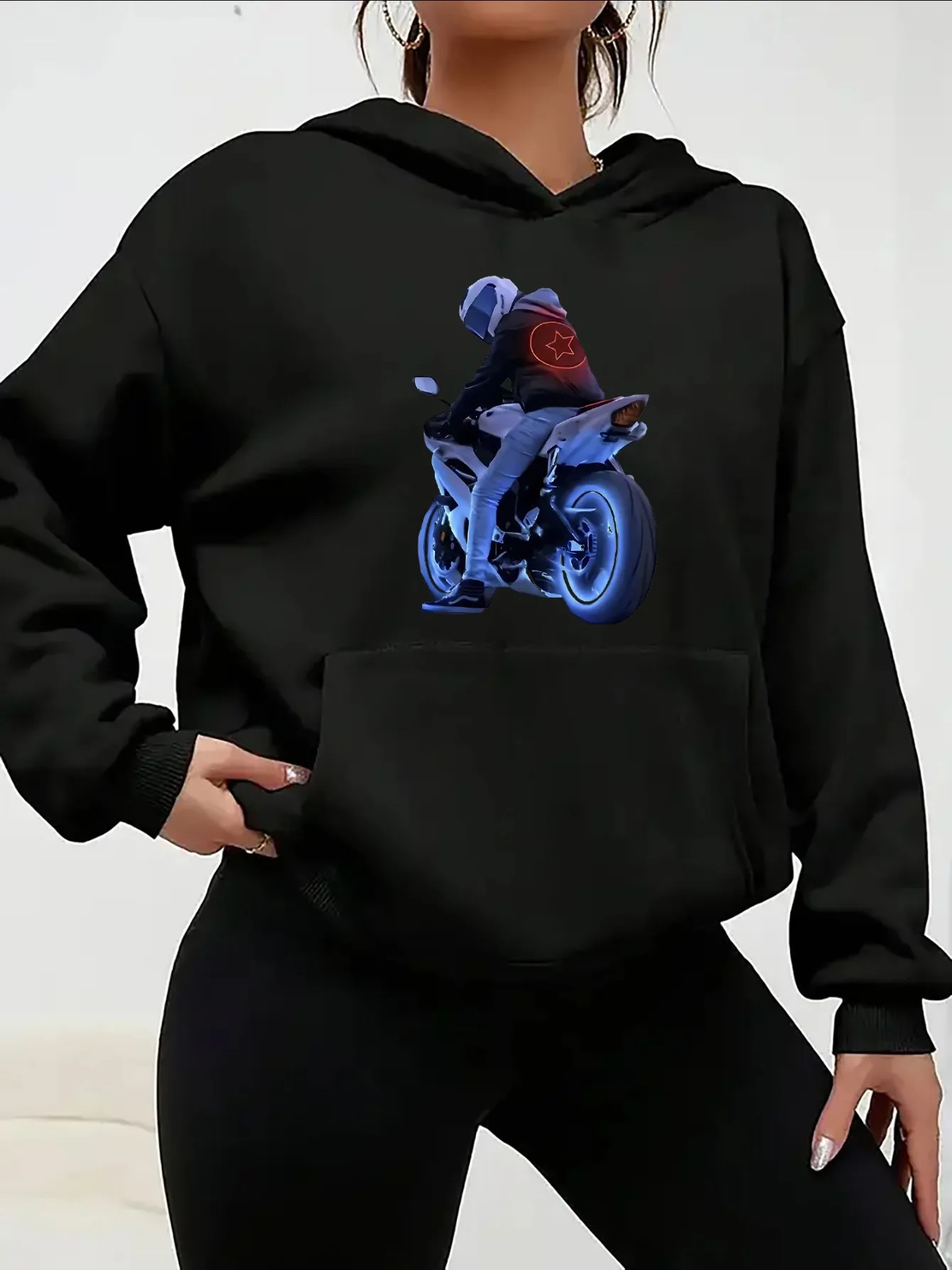 Motorcycle Graphic Printing Autumn and Winter Pure Cotton Men's and Women's Hoodies Casual Outdoor Street Sports Training Brand
Motorcycle Graphic Printing Autumn and Winter Pure Cotton Men's and Women's Hoodies Casual Outdoor Street Sports Training Brand