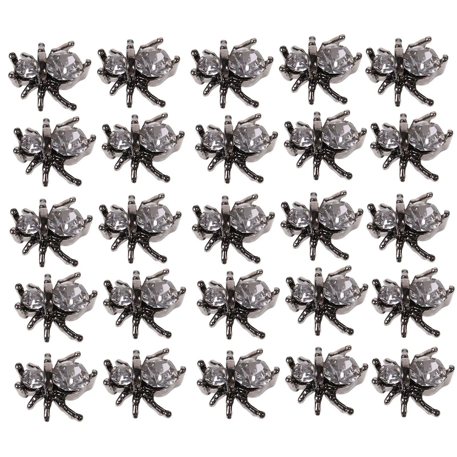 Metal Nail Accessories 12Pcs Crystal Alloy Spider Charms Non Fading Decorations for Party Nail Manicure nament
Metal Nail Accessories 12Pcs Crystal Alloy Spider Charms Non Fading Decorations for Party Nail Manicure nament