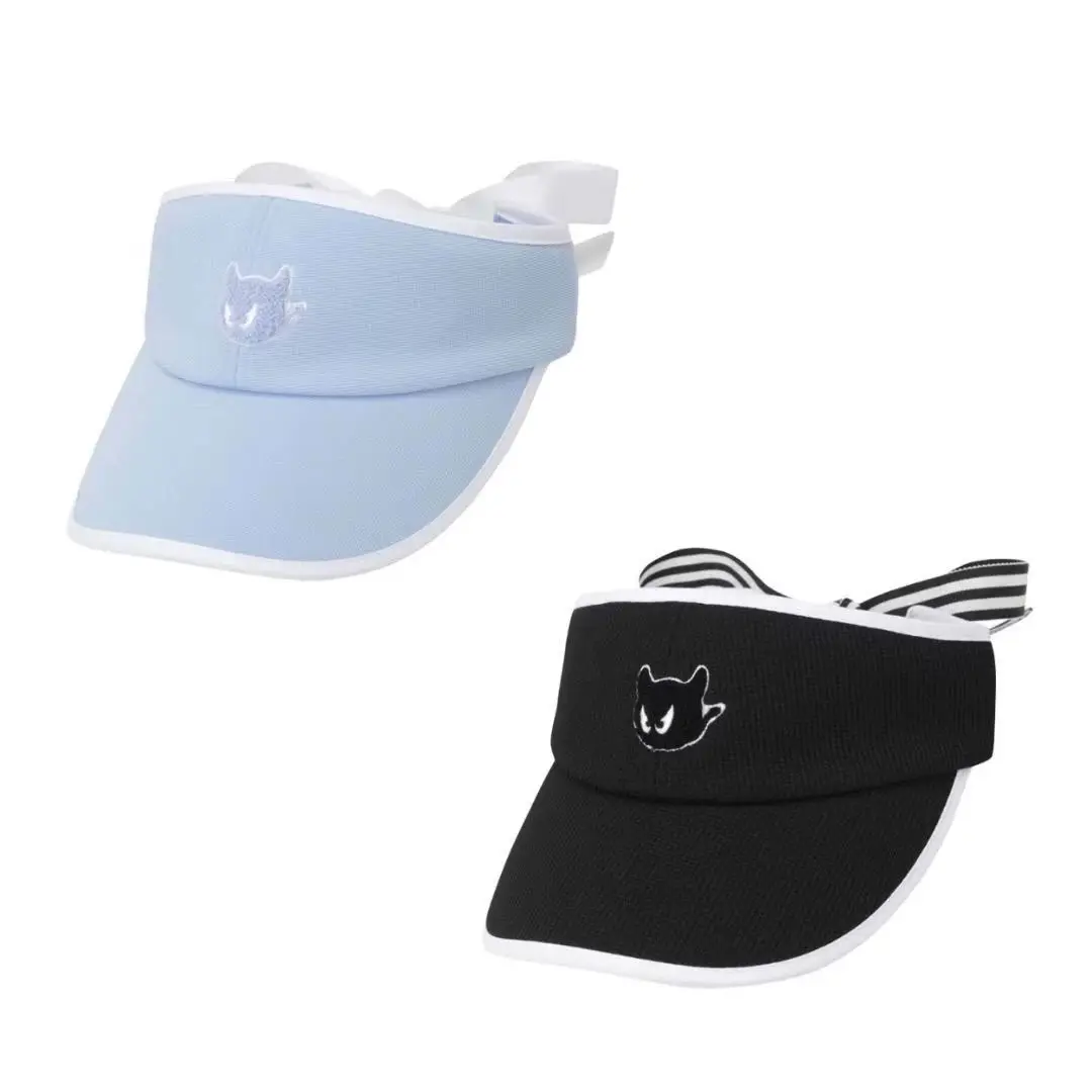 Women's Korean Style Golf Visor Hat with Big Bow - Adjustable No Top Sun Cap for Outdoor Sports, Cute Ponytail Friendly
Women's Korean Style Golf Visor Hat with Big Bow - Adjustable No Top Sun Cap for Outdoor Sports, Cute Ponytail Friendly