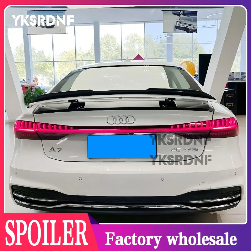 High Quality ABS Spoiler For Audi A7 S7 RS7 2019 2020 2021 2022 Car Rear Wing Body Kit By ABS Glossy Black Or Carbon Fiber Look
High Quality ABS Spoiler For Audi A7 S7 RS7 2019 2020 2021 2022 Car Rear Wing Body Kit By ABS Glossy Black Or Carbon Fiber Look