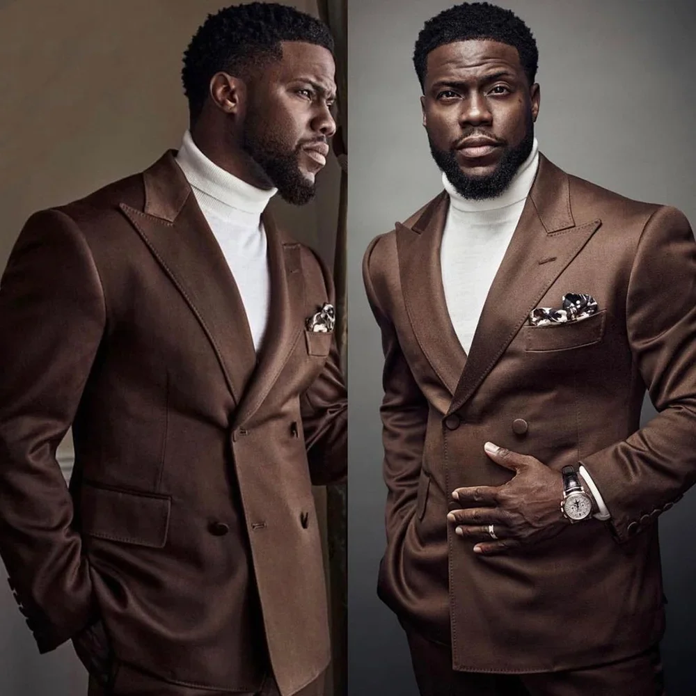 New Casual Men Suits Fashion Peak Lapel Double Breasted Male 2 Pieces Set Formal Wedding Slim Fit Blazer with Pants
New Casual Men Suits Fashion Peak Lapel Double Breasted Male 2 Pieces Set Formal Wedding Slim Fit Blazer with Pants