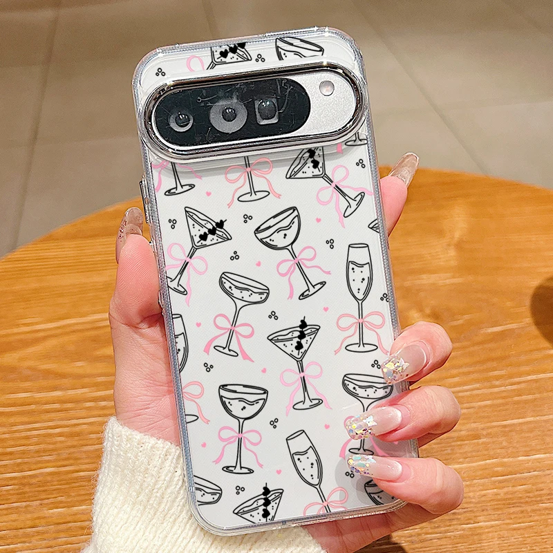 Cup Bowknot Pattern Phone Case For Google Pixel 10 9 8 7 Pro Pixel 9 10 Pro XL 7A 8A 9A Shockproof TPU Silicone Clear Back Cover
Cup Bowknot Pattern Phone Case For Google Pixel 10 9 8 7 Pro Pixel 9 10 Pro XL 7A 8A 9A Shockproof TPU Silicone Clear Back Cover