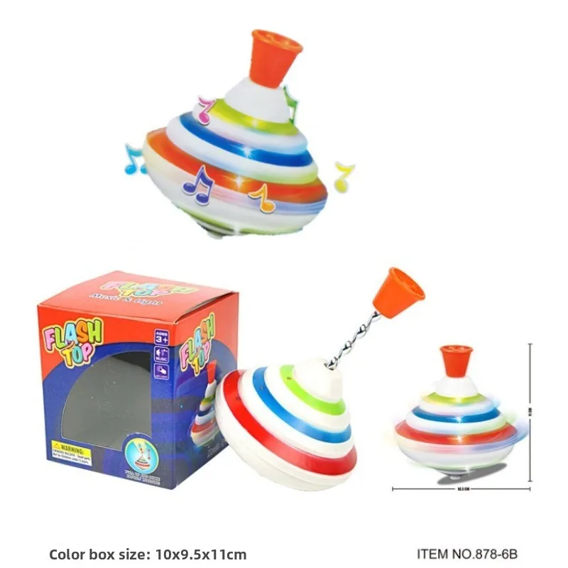 Classic Magic Spinning Tops Toy Music Light Gyro Children's Toys with LED Flash Light Music Funny Toys Kids Boys Birthday Gift
Classic Magic Spinning Tops Toy Music Light Gyro Children's Toys with LED Flash Light Music Funny Toys Kids Boys Birthday Gift