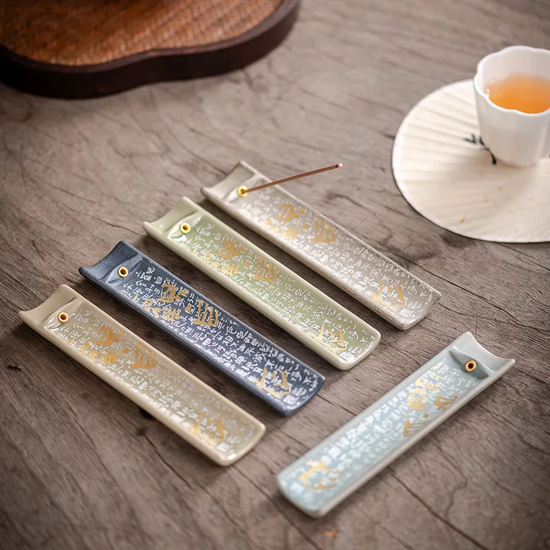 Text Incense Holders Traditional Chinese Style Incense Burners Home Decoration Ceramic Incense Accessories Decorative Ornaments
Text Incense Holders Traditional Chinese Style Incense Burners Home Decoration Ceramic Incense Accessories Decorative Ornaments