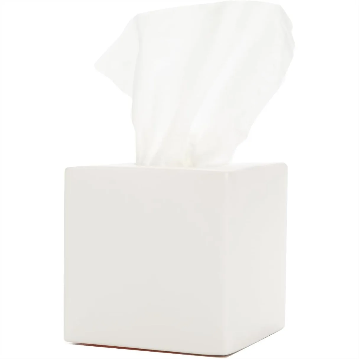 Square Ceramic Tissue Box Cover, Matte Finish for Bathroom Vanity Nightstand Office, Fits Standard Boxes
Square Ceramic Tissue Box Cover, Matte Finish for Bathroom Vanity Nightstand Office, Fits Standard Boxes