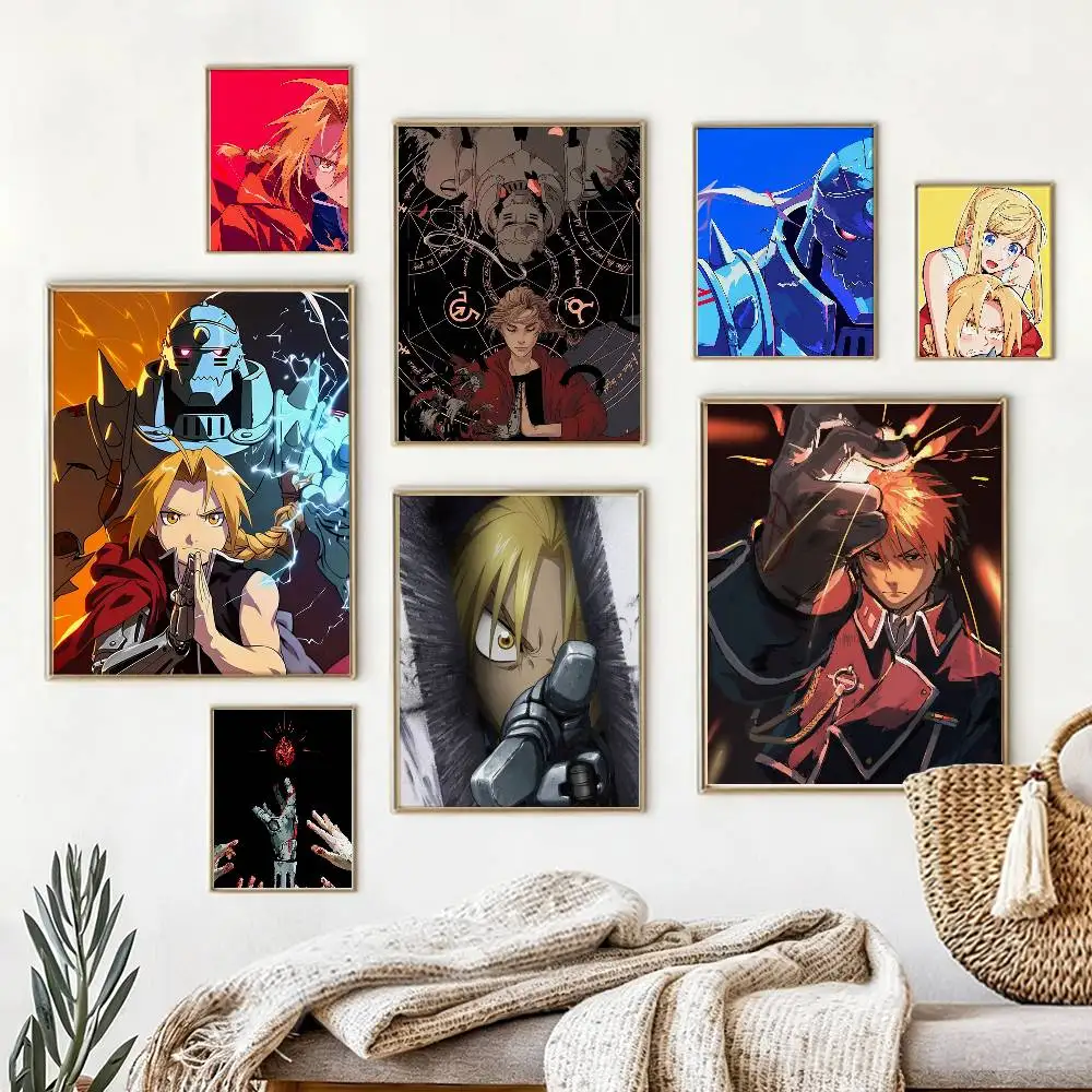 F-Fullmetal Anime A-Alchemist Poster High Quality Dorm Living Room Aesthetic Wall Decoration Painting Stickers Gift
F-Fullmetal Anime A-Alchemist Poster High Quality Dorm Living Room Aesthetic Wall Decoration Painting Stickers Gift