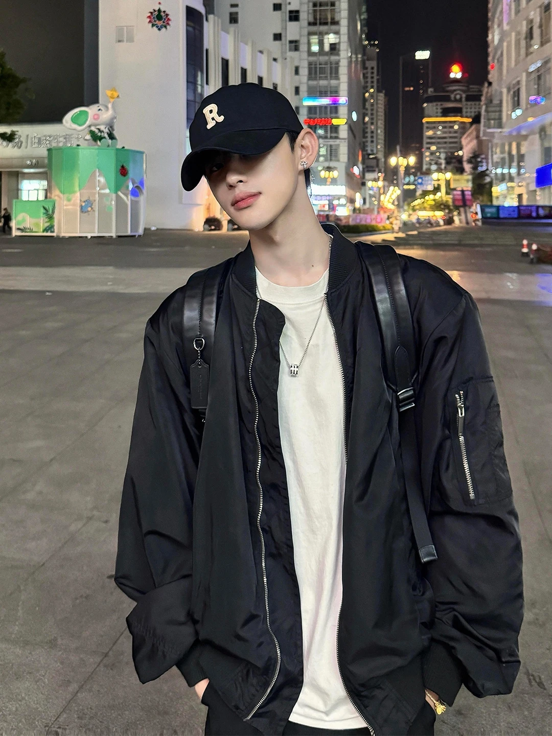 Bla American Sle Pilot Jaet Men's Autumn Cleanfit Workwear Baseball Outerwear Windbreaker Coat Loose Fit Regular Length
Bla American Sle Pilot Jaet Men's Autumn Cleanfit Workwear Baseball Outerwear Windbreaker Coat Loose Fit Regular Length