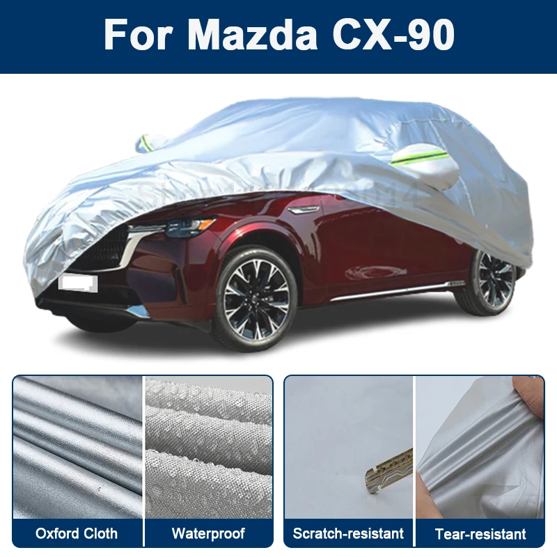 Outdoor Full Car Cover For Mazda CX-90 with Reflective Strips Waterproof Snowproof Dustproof UV Protection Auto Accessories
Outdoor Full Car Cover For Mazda CX-90 with Reflective Strips Waterproof Snowproof Dustproof UV Protection Auto Accessories