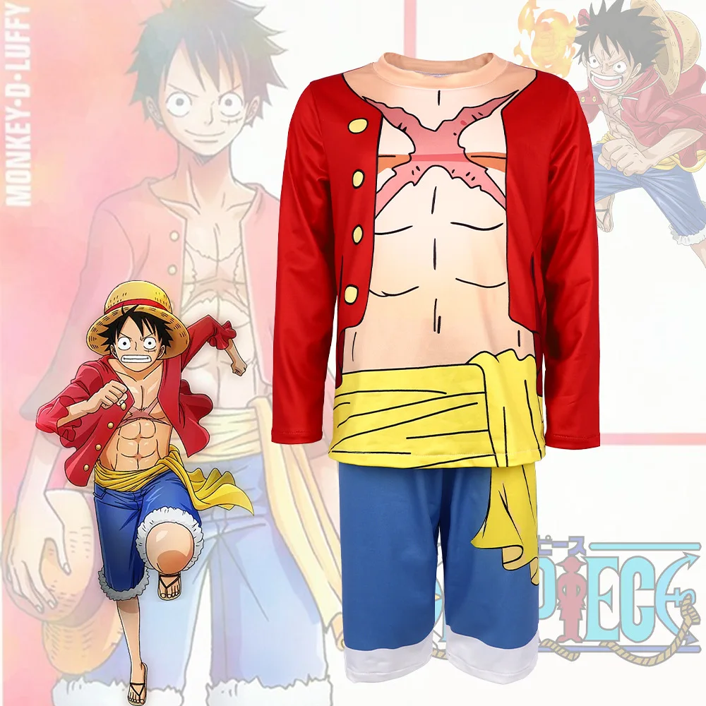 Halloween Anime Role-playing Monty D Luffy Cosplay Children's Play Captain of the Straw Hat Pirates Stage Costume Women's Fas...
Halloween Anime Role-playing Monty D Luffy Cosplay Children's Play Captain of the Straw Hat Pirates Stage Costume Women's Fas...
