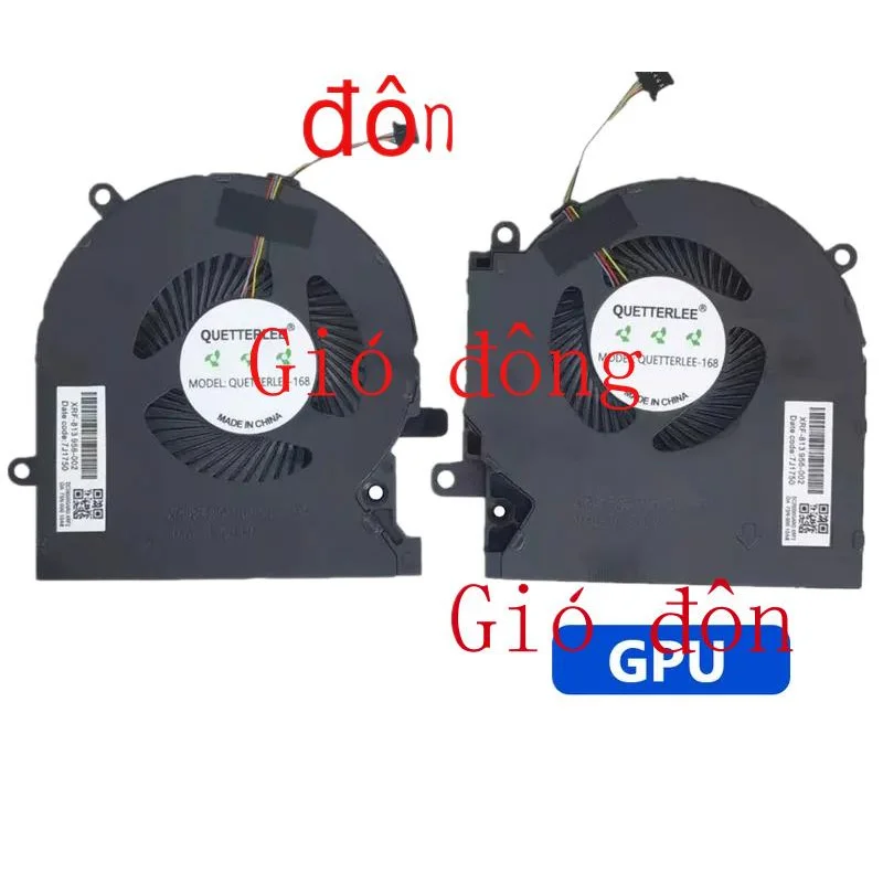 For HP Omen 6 Pro 15-EK 15-EN TPN-Q236 TPN-Q238 Laptop CPU GPU Cooling Fan Heatsink Fan Cooler M04216-001 M04215-001
For HP Omen 6 Pro 15-EK 15-EN TPN-Q236 TPN-Q238 Laptop CPU GPU Cooling Fan Heatsink Fan Cooler M04216-001 M04215-001