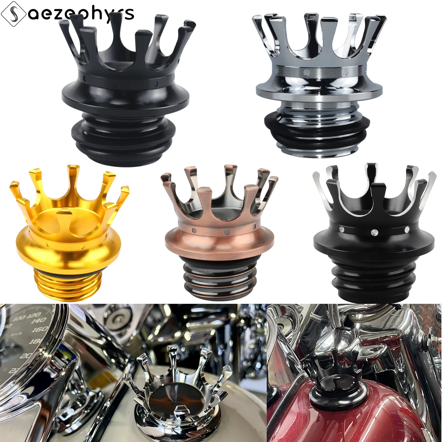 Motorcycle Accessories Crown Style Fuel Tank Cap For Harley Davidson Touring Softail Sportser Dyna Road King 883 1200 FLHR FLHX
Motorcycle Accessories Crown Style Fuel Tank Cap For Harley Davidson Touring Softail Sportser Dyna Road King 883 1200 FLHR FLHX