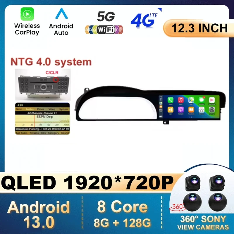 Сенсорный экран 12,3 дюйма на Android 14 для Benz S W221 CL W216 2005-2013, автомобильные аксессуары, автомобильный монитор Carplay, мультимедийный плеер, радио
Сенсорный экран 12,3 дюйма на Android 14 для Benz S W221 CL W216 2005-2013, автомобильные аксессуары, автомобильный монитор Carplay, мультимедийный плеер, радио