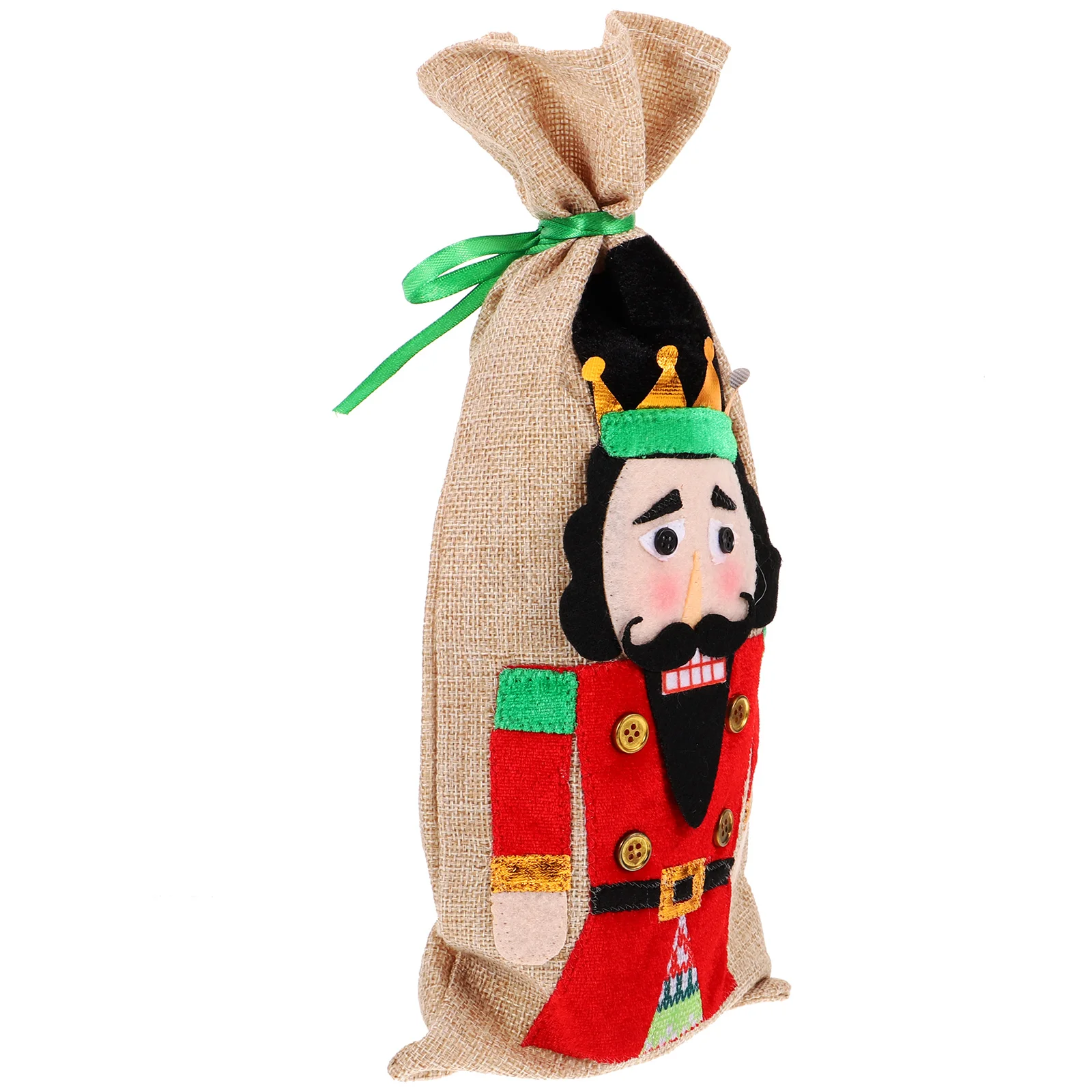 Nutcracker Bottle Cover Set Christmas Decorations Washable Cider Bag Protector Santa Bottle Sweater For Home Hotel Party
Nutcracker Bottle Cover Set Christmas Decorations Washable Cider Bag Protector Santa Bottle Sweater For Home Hotel Party
