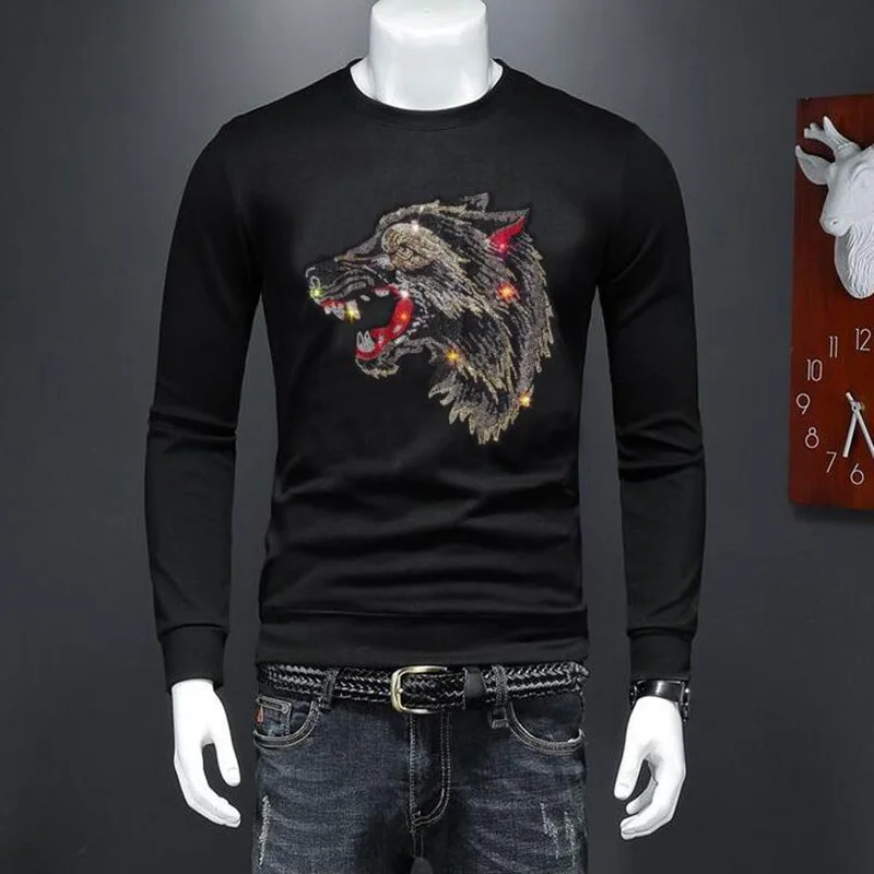 Men O-neck Pullover Tops Clothing Casual Sweatshirt Men Winter Clothing Diamond stone design Man Fashion Hoodies 015
Men O-neck Pullover Tops Clothing Casual Sweatshirt Men Winter Clothing Diamond stone design Man Fashion Hoodies 015