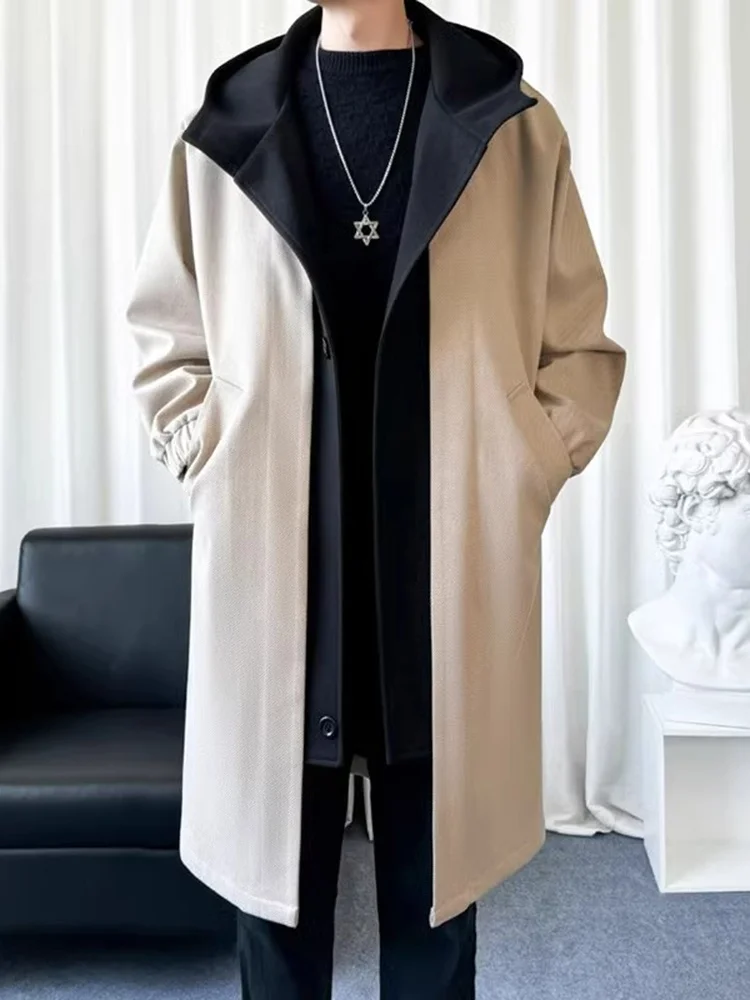 Мужское твидовое пальто средней длины с эффектом двухслойности, в британском стиле, для офиса, теплое, осенне-зимнее, повседневное, модное
Мужское твидовое пальто средней длины с эффектом двухслойности, в британском стиле, для офиса, теплое, осенне-зимнее, повседневное, модное