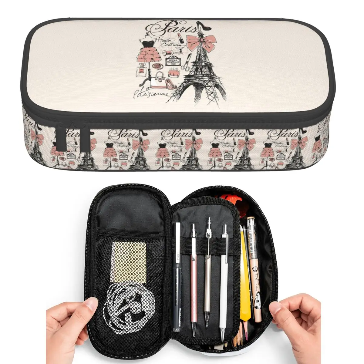 French Paris France Eiffel Tower Pencil Cases for Students Pen Box Pencil Bag Large Capacity Pencil Pouch Pen Holder
French Paris France Eiffel Tower Pencil Cases for Students Pen Box Pencil Bag Large Capacity Pencil Pouch Pen Holder
