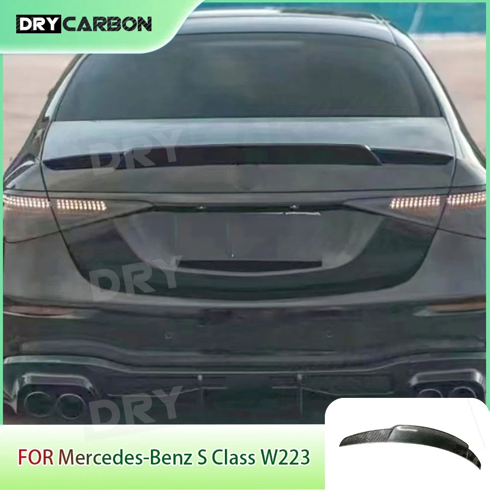 Carbon Fiber Rear Boot Spoiler Wings for Mercedes Benz S Class W223 S500 S580 Sedan 2021-2023 Car Trunk Spoiler FRP
Carbon Fiber Rear Boot Spoiler Wings for Mercedes Benz S Class W223 S500 S580 Sedan 2021-2023 Car Trunk Spoiler FRP
