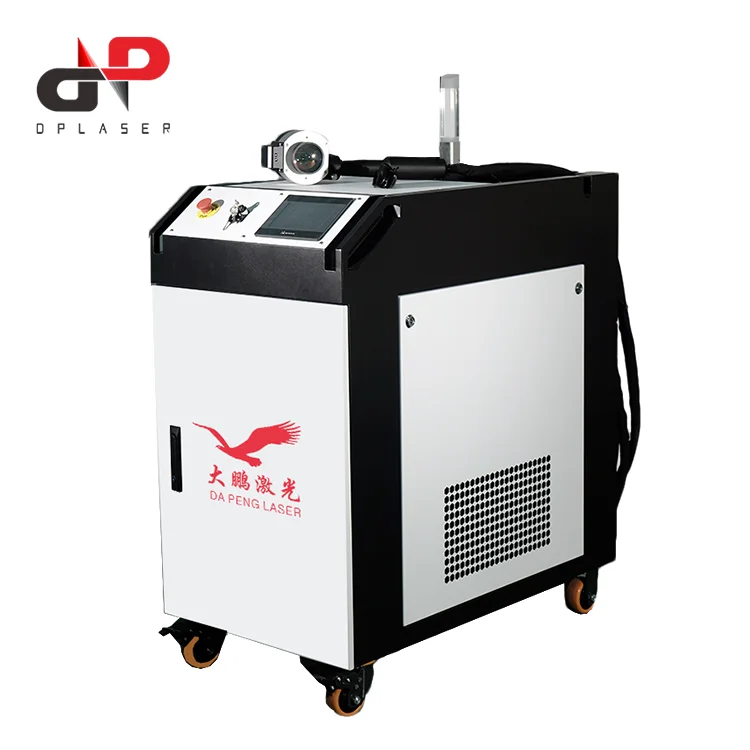 500W 1000W Raycus IPG Pulse Laser Source Handheld Fiber Laser Cleaning Machine