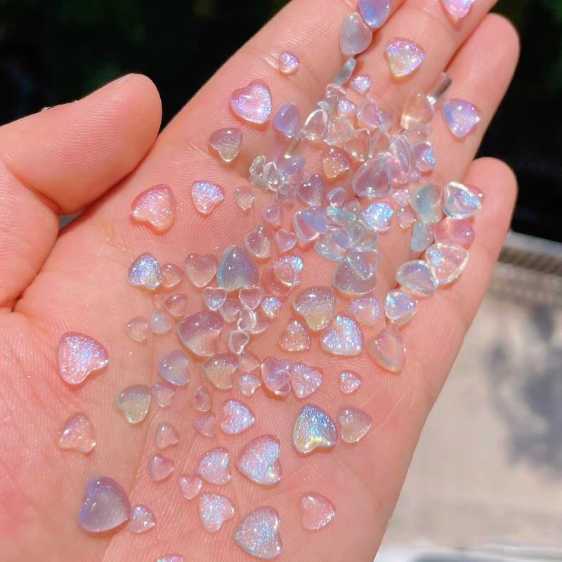 30/40pcs Aurora Heart Nail Art Diamond Mixed Size Love Jewelry Charm 3D Flat Back Heart Nail Part For DIY Manicure Decoration #%
30/40pcs Aurora Heart Nail Art Diamond Mixed Size Love Jewelry Charm 3D Flat Back Heart Nail Part For DIY Manicure Decoration #%