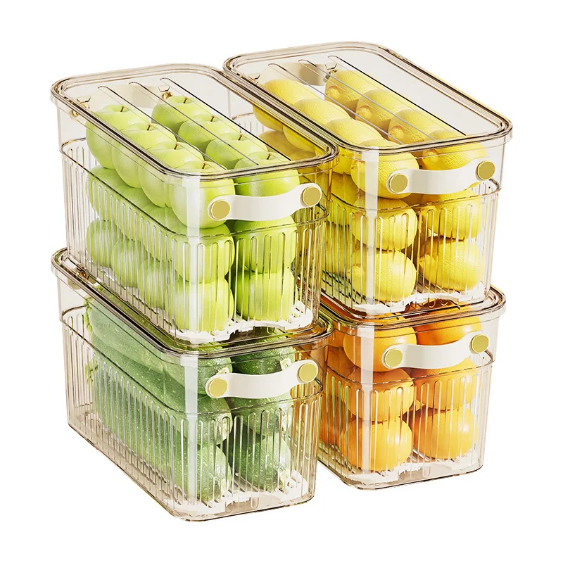 Drain fresh-keeping box food grade household drawer box kitchen refrigerator special refrigerator storage box food container
Drain fresh-keeping box food grade household drawer box kitchen refrigerator special refrigerator storage box food container