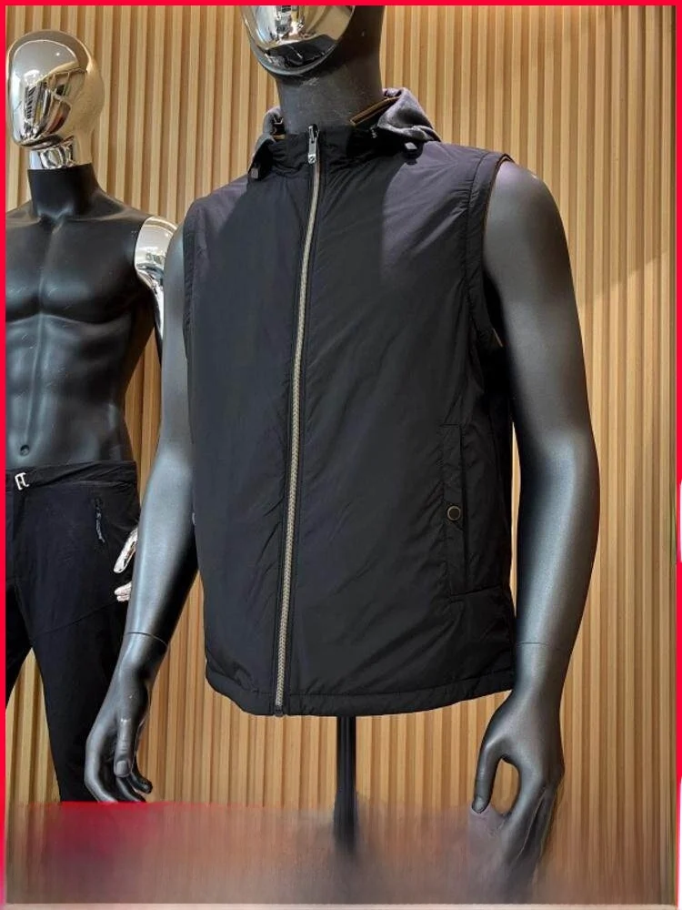 Double-Sided Wearable Fit Sle Men's Casual Vest Jaet oulder Trendy Stand Version Polyester Fiber Zipper Decoration
Double-Sided Wearable Fit Sle Men's Casual Vest Jaet oulder Trendy Stand Version Polyester Fiber Zipper Decoration