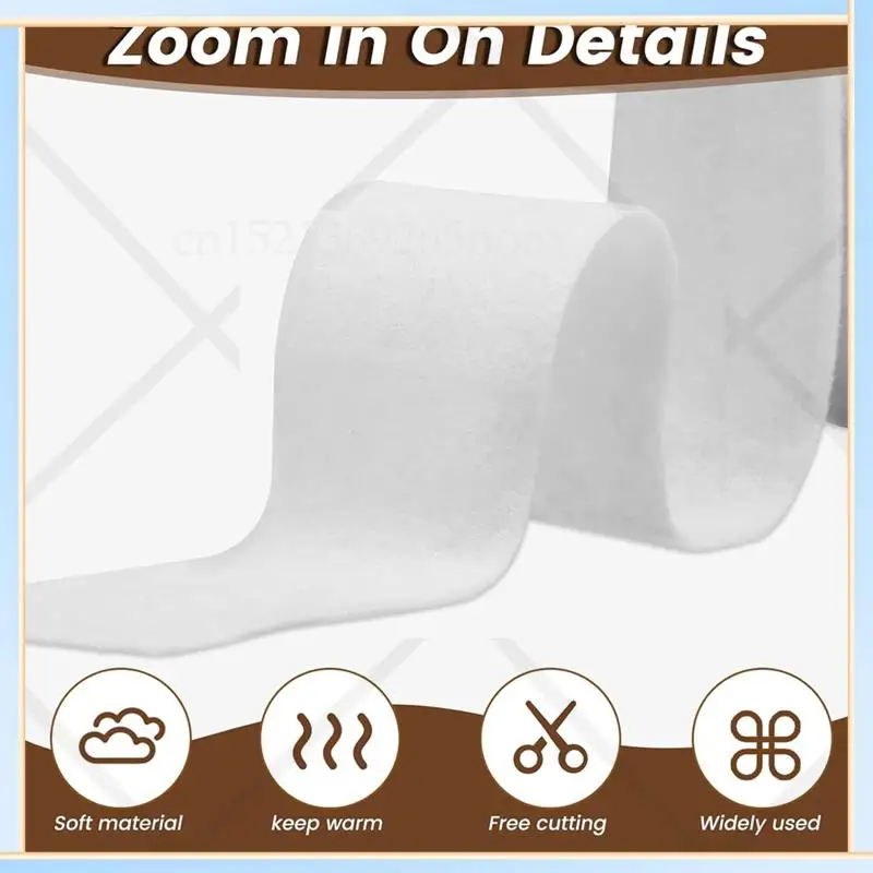 -SPOR 3 Rolls Jelly Roll Batting Strips For Rugs, Polyester Quilting Jelly Roll Fabric With Fabric Tube Maker And Awl,For DIY
-SPOR 3 Rolls Jelly Roll Batting Strips For Rugs, Polyester Quilting Jelly Roll Fabric With Fabric Tube Maker And Awl,For DIY