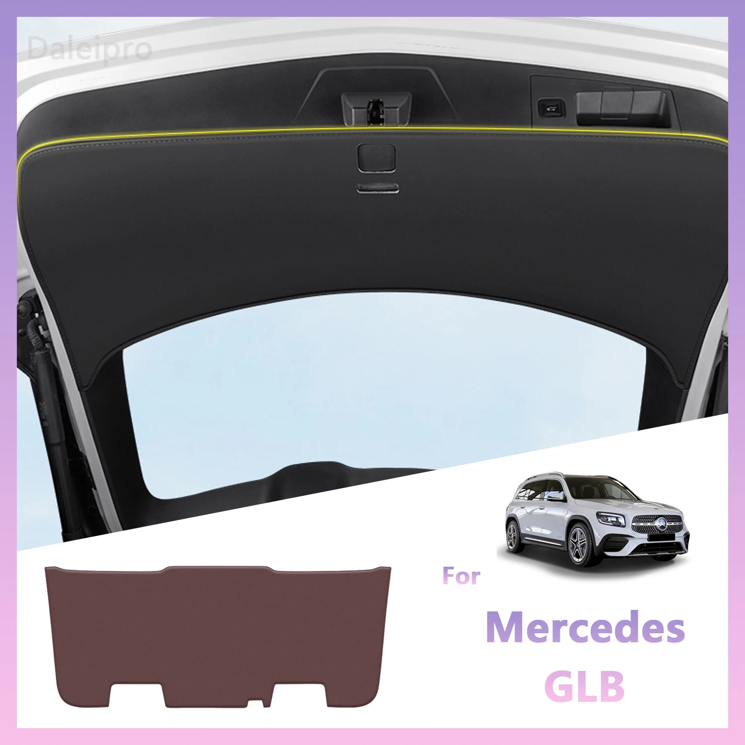 For Mercedes Benz GLB X247 2020-2025 Car Rear Trunk Tailgate Anti-kick Scratch Resistant Protective Mat Leather Decoration Pad 
For Mercedes Benz GLB X247 2020-2025 Car Rear Trunk Tailgate Anti-kick Scratch Resistant Protective Mat Leather Decoration Pad