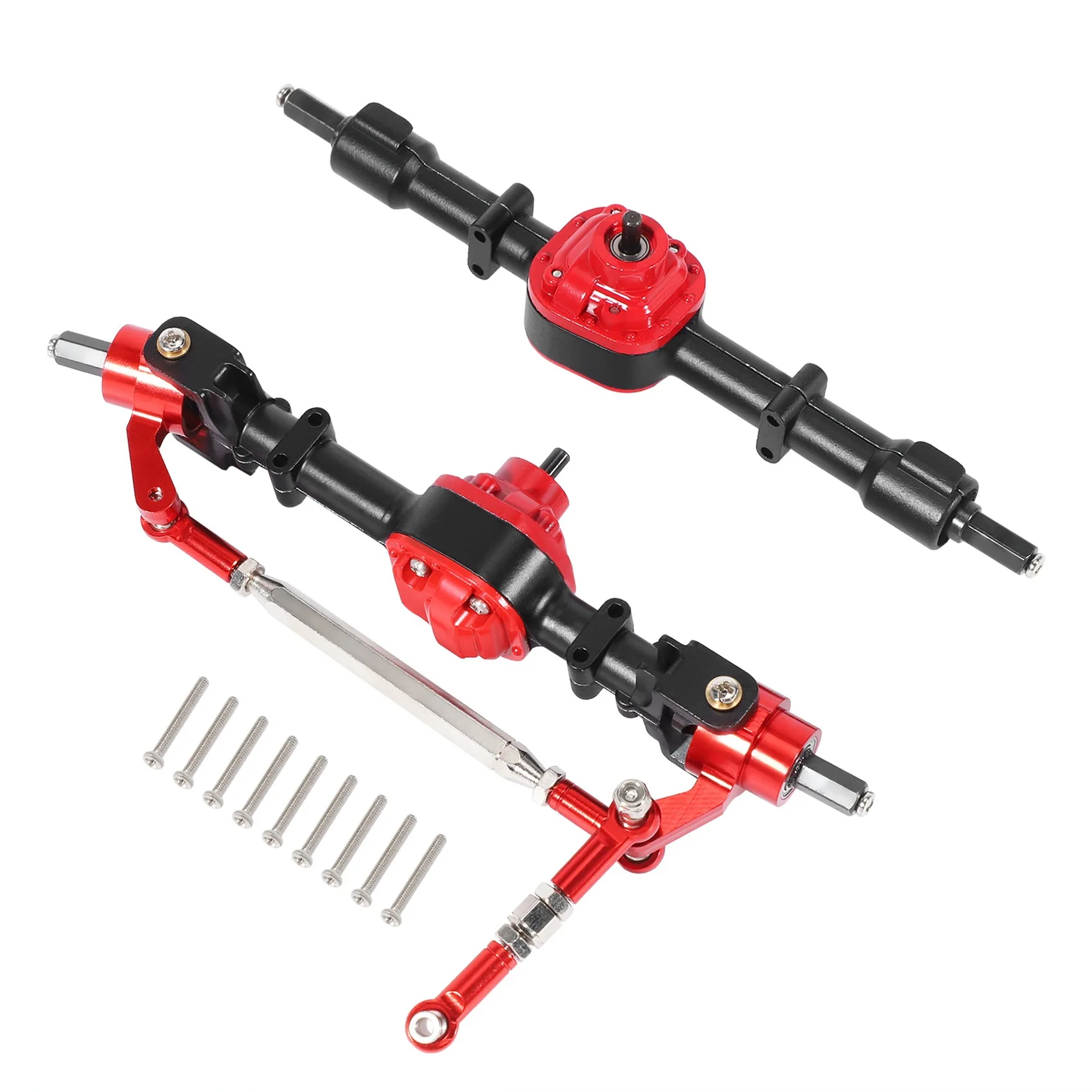 KKZ-RC Car Front & Rear Complete Axle for MN D90 D91 D96 D99S MN90 MN96 MN99 MN99S 1/12 RC Car Upgrade Parts,Black
KKZ-RC Car Front & Rear Complete Axle for MN D90 D91 D96 D99S MN90 MN96 MN99 MN99S 1/12 RC Car Upgrade Parts,Black