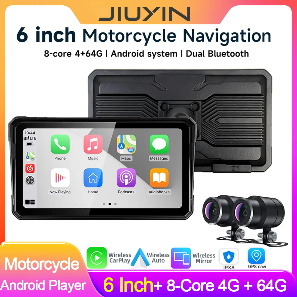JIUYIN 6-дюймовый Android беспроводной CarPlay Android Auto мотоцикл GPS-навигация DVR TPMS Play Moto портативный водонепроницаемый монитор
JIUYIN 6-дюймовый Android беспроводной CarPlay Android Auto мотоцикл GPS-навигация DVR TPMS Play Moto портативный водонепроницаемый монитор