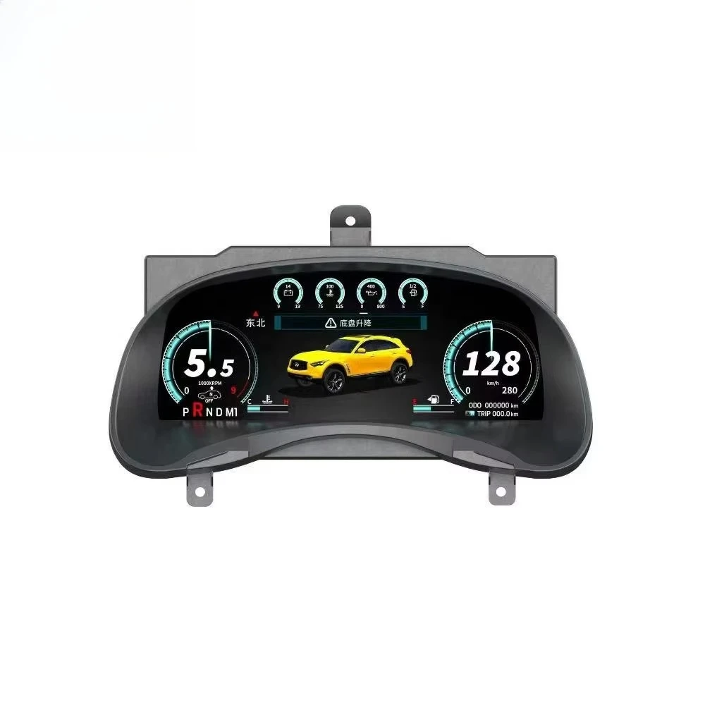 Автомобильный спидометр RoadNavi для Infiniti QX70 FX35 FX37 FX50 2009-2016, цифровая ЖК-панель приборов, виртуальный кокпит
Автомобильный спидометр RoadNavi для Infiniti QX70 FX35 FX37 FX50 2009-2016, цифровая ЖК-панель приборов, виртуальный кокпит