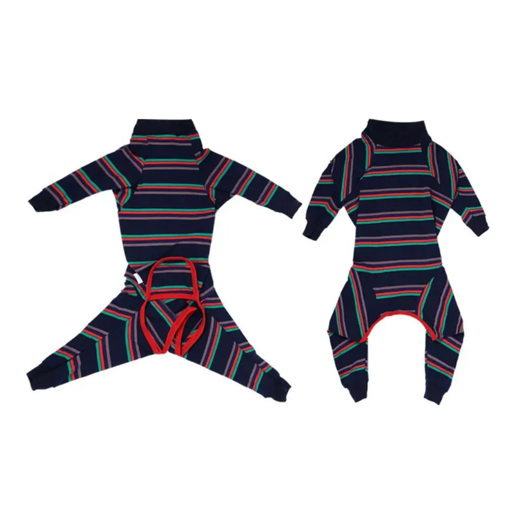 Dog Pullover Elastic Dog Physiological Suit Breathable Soft Stripe Dog Jumpsuit Dog Pajamas Warm Dog Recovery Suit for Big Dogs
Dog Pullover Elastic Dog Physiological Suit Breathable Soft Stripe Dog Jumpsuit Dog Pajamas Warm Dog Recovery Suit for Big Dogs