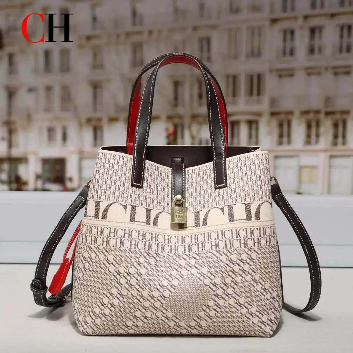 Exquisite Women's High-Quality Pvc Crossbody BucketBag with ClassicLetter Printing Design Light Luxury and Large CapacityHandbag
Exquisite Women's High-Quality Pvc Crossbody BucketBag with ClassicLetter Printing Design Light Luxury and Large CapacityHandbag