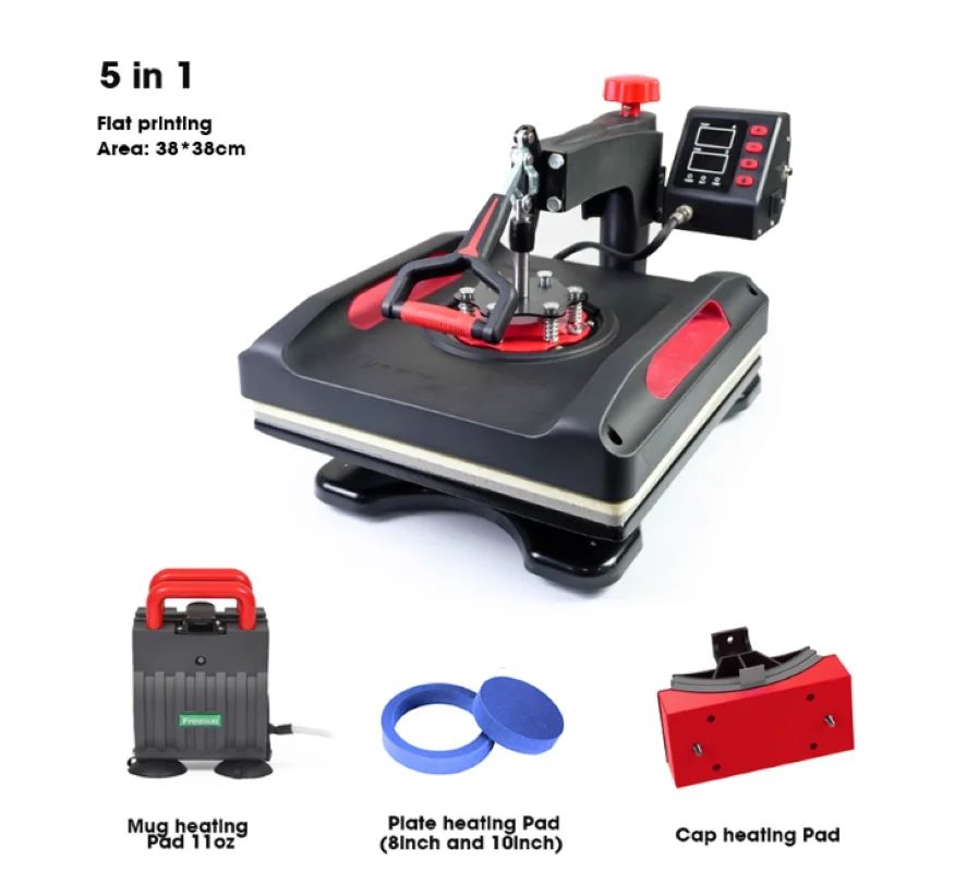 Multifunctional Sublimation Heat Transfer Machine, T-shirt Heat Press Machine, Heat Press Machine, Mug Heat Press Machine
Multifunctional Sublimation Heat Transfer Machine, T-shirt Heat Press Machine, Heat Press Machine, Mug Heat Press Machine