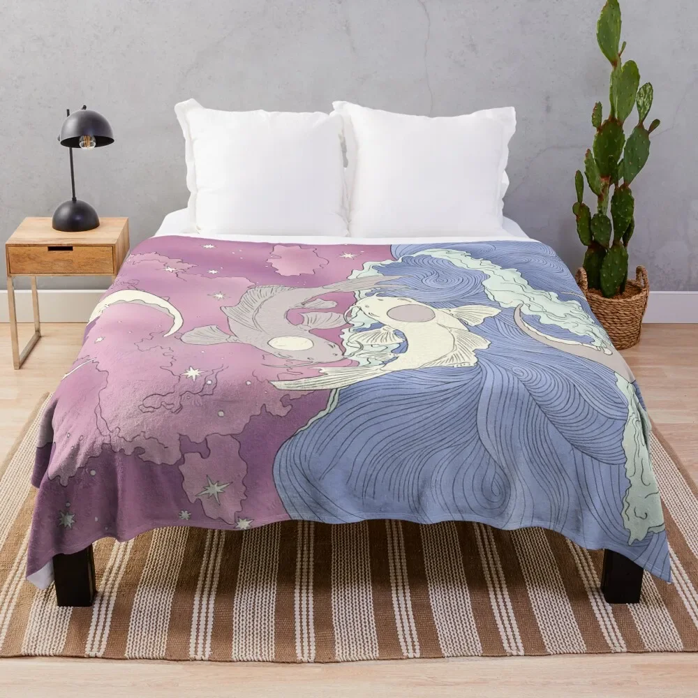 Tui and La, Moon and Ocean Spirits Art Nouveau Throw Blanket Thin Soft Blanket for Summer Night Sleeping
Tui and La, Moon and Ocean Spirits Art Nouveau Throw Blanket Thin Soft Blanket for Summer Night Sleeping