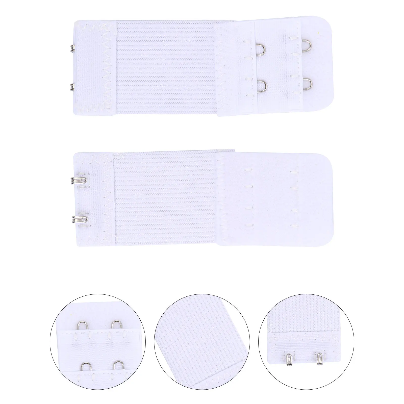 20Pcs 2 Hooks 2 Rows Elastic Bra Extender Adjustable Comfortable Polyester Fabric Metal Hook Soft Flexible Women Bra Extension
20Pcs 2 Hooks 2 Rows Elastic Bra Extender Adjustable Comfortable Polyester Fabric Metal Hook Soft Flexible Women Bra Extension