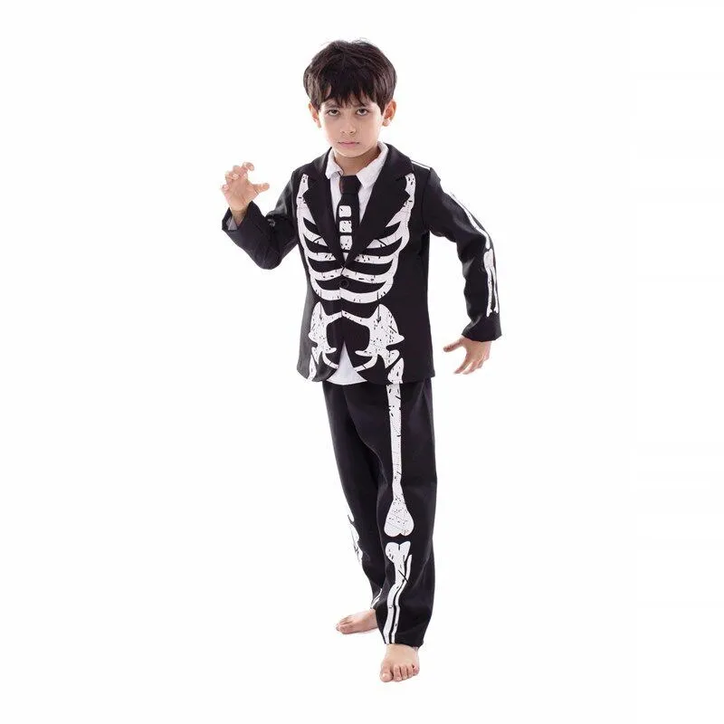 Halloween Children's Skeleton Suit Cosplay Costume Devil Outfit Performance Wardrobe Boys Girls Party Dance
Halloween Children's Skeleton Suit Cosplay Costume Devil Outfit Performance Wardrobe Boys Girls Party Dance