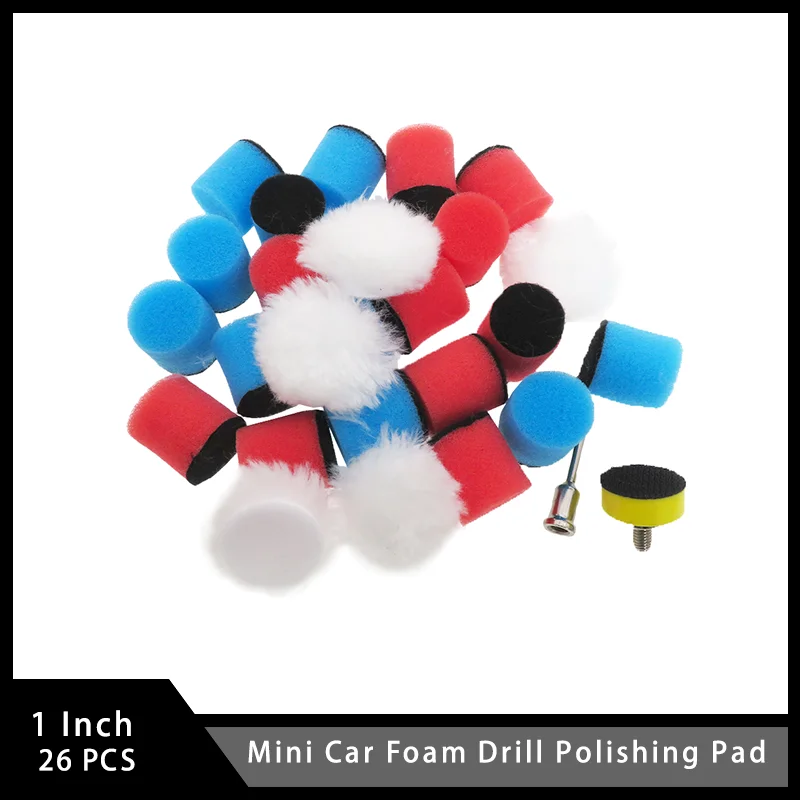 1-дюймовая мини-автомобильная полировальная подушечка из пенопласта, 26 шт. с шерстяной полировальной подушечкой для чистки и полировки автомобильных колес и деталей
1-дюймовая мини-автомобильная полировальная подушечка из пенопласта, 26 шт. с шерстяной полировальной подушечкой для чистки и полировки автомобильных колес и деталей
