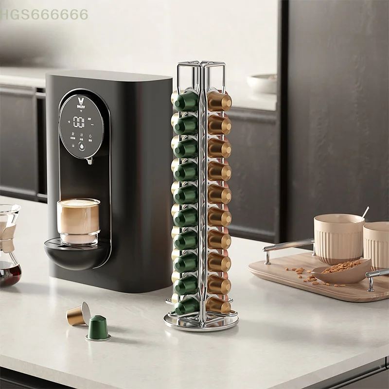 Nespresso Carousel for 40 Capsules, OriginalLine Pod Store by Ninyoon, Elegant Pod Organizer
Nespresso Carousel for 40 Capsules, OriginalLine Pod Store by Ninyoon, Elegant Pod Organizer