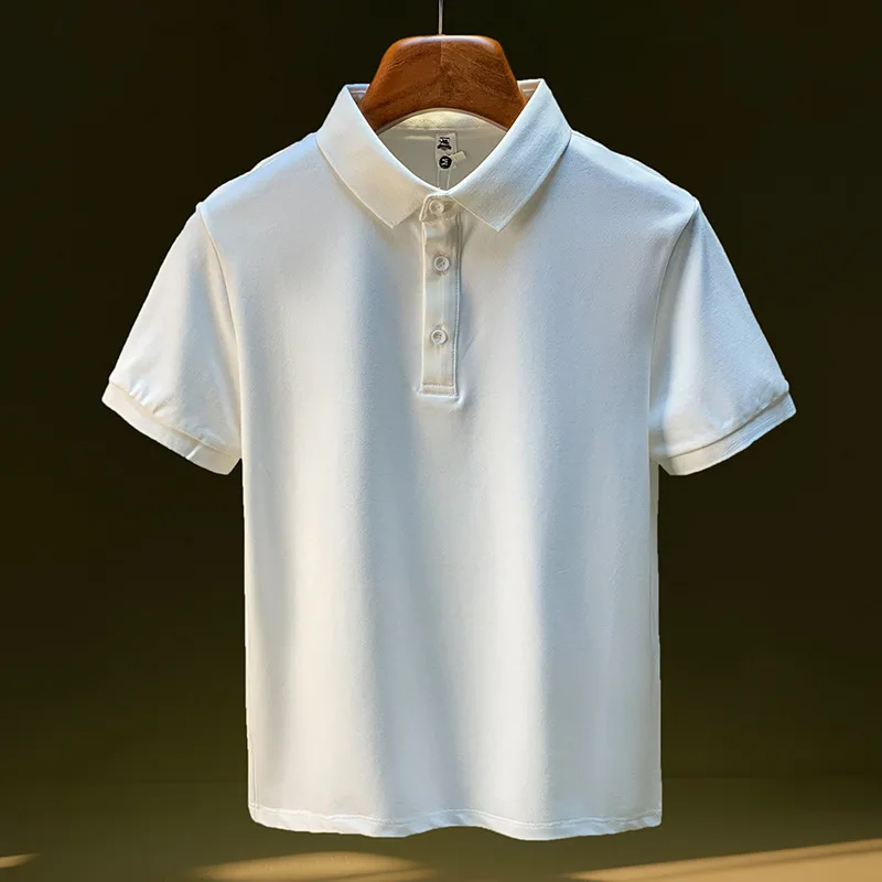 Simple solid color POLO men's 2025 new style lapel short sleeved T-shirt trendy and versatile men's summer top
Simple solid color POLO men's 2025 new style lapel short sleeved T-shirt trendy and versatile men's summer top