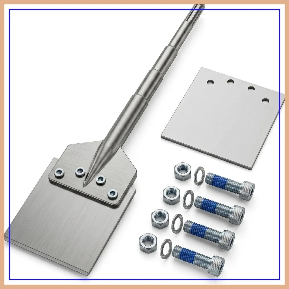 25-Inch SDS Max Floor Scraper, 6-Inch Wide Blade for Concrete & Tile Removal, with Extra Blade & Bolts
25-Inch SDS Max Floor Scraper, 6-Inch Wide Blade for Concrete & Tile Removal, with Extra Blade & Bolts