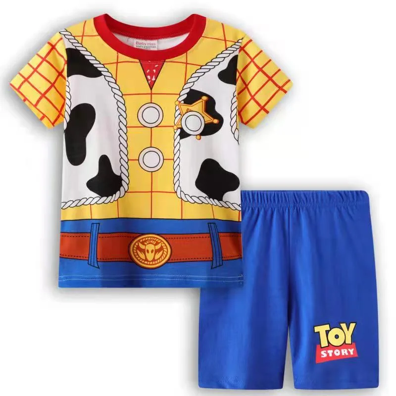 Summer Children Pajamas Set Short Sleeve T Shirt Short Toy Story Pyjamas Kids Boy Girls Pijamas Cartoon Buzz Lightyear Sleepwear
Summer Children Pajamas Set Short Sleeve T Shirt Short Toy Story Pyjamas Kids Boy Girls Pijamas Cartoon Buzz Lightyear Sleepwear