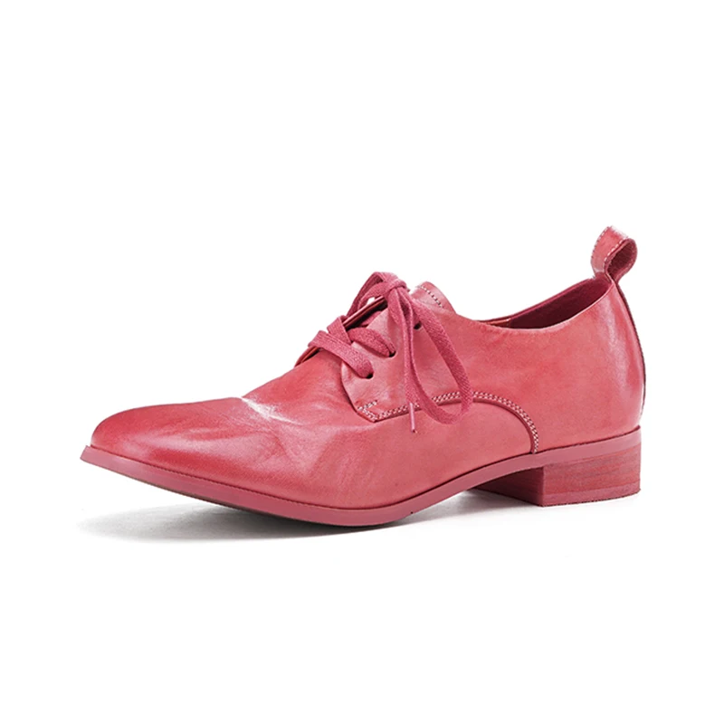 Женские оксфорды из телячьей кожи, однотонные женские туфли-броги на плоской подошве с кончиками крыльев на шнуровке, ручная работа
Женские оксфорды из телячьей кожи, однотонные женские туфли-броги на плоской подошве с кончиками крыльев на шнуровке, ручная работа
