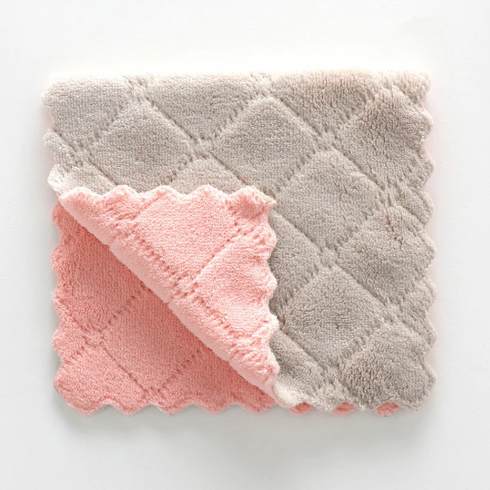 10 Pcs Coral Velvet Cleaning Towel Washcloths Kitchen Towels Double Sided Drying
10 Pcs Coral Velvet Cleaning Towel Washcloths Kitchen Towels Double Sided Drying