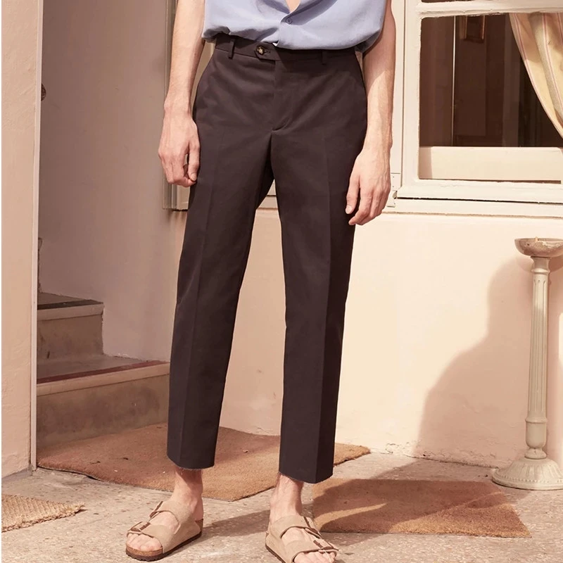 Men's Suit Straight Leg Pants Spring And Autumn New Sunshine Mature British Fashion Casual Large Size Nine Points Pants
Men's Suit Straight Leg Pants Spring And Autumn New Sunshine Mature British Fashion Casual Large Size Nine Points Pants