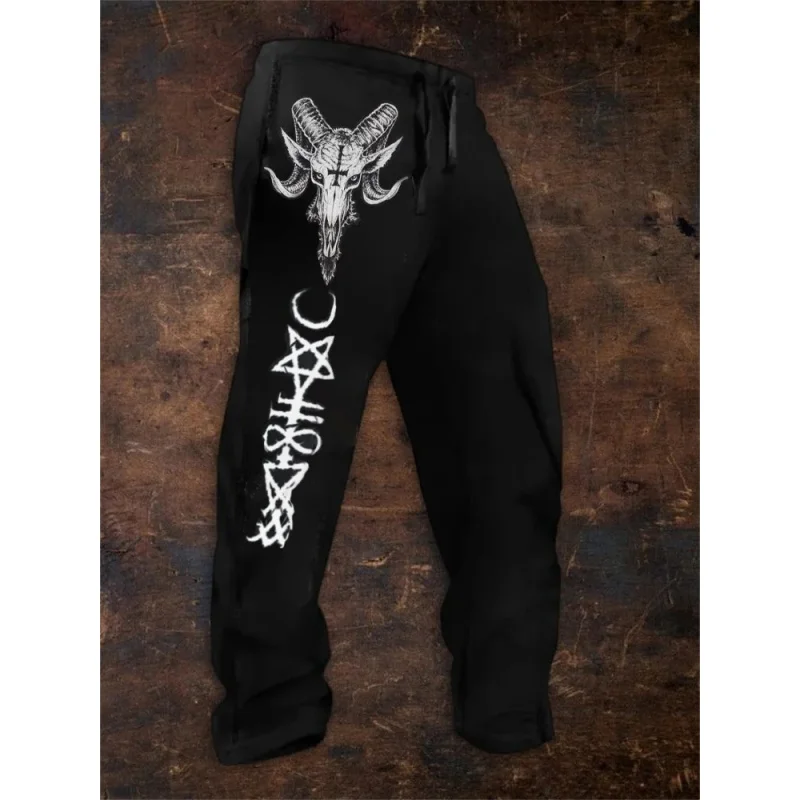Men's Viking Retro Tribe Celtic Sheep Horn 3D Printed Casual Pants with Drawstring Warmth Leg Tights Sports Pants
Men's Viking Retro Tribe Celtic Sheep Horn 3D Printed Casual Pants with Drawstring Warmth Leg Tights Sports Pants