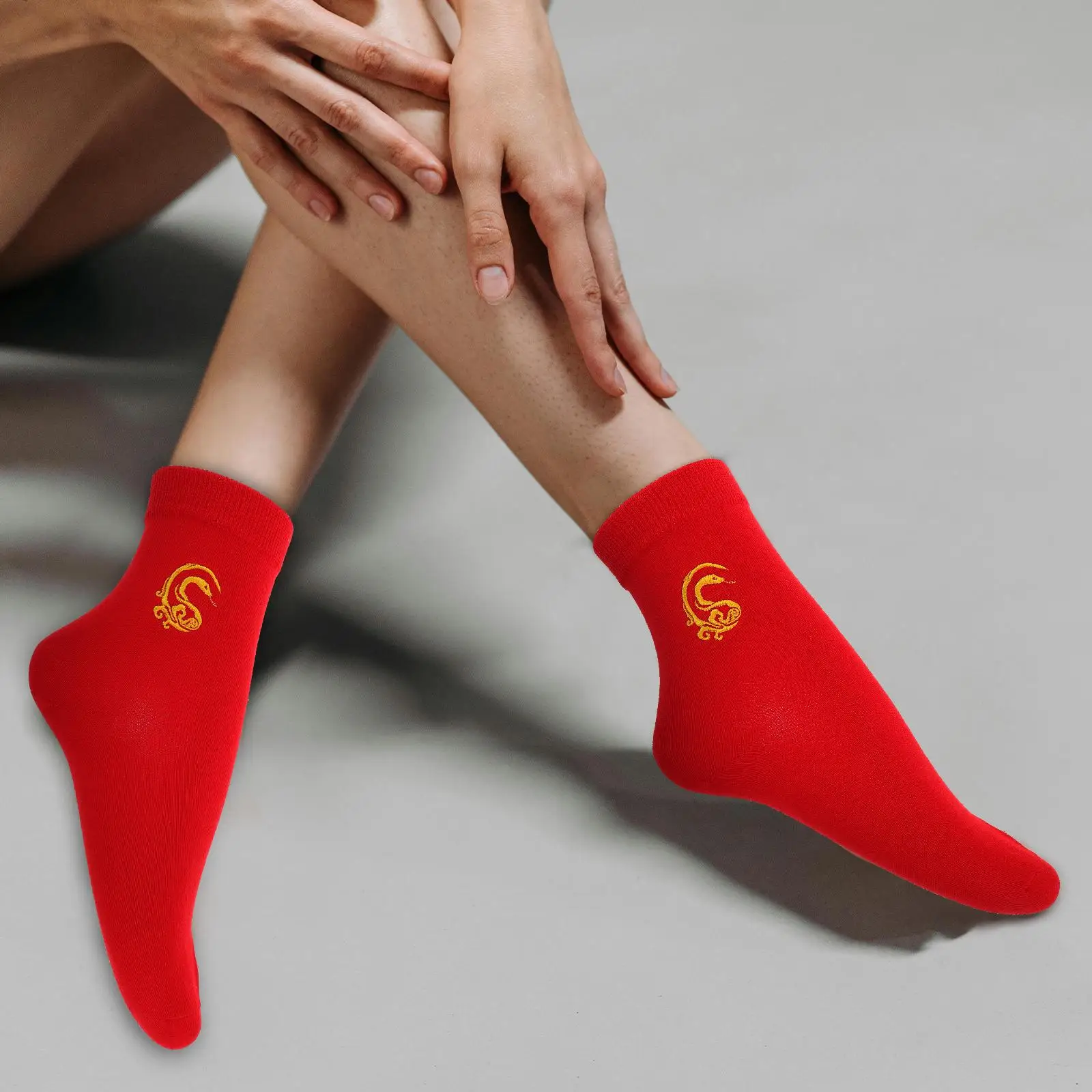4 Pcs Year of The Snake Red Socks Chinese New Outdoor Dress Men and Women Mens for Dragon Retro Man
4 Pcs Year of The Snake Red Socks Chinese New Outdoor Dress Men and Women Mens for Dragon Retro Man